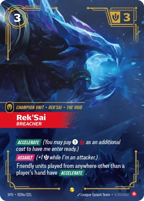 Rek'Sai - Breacher Card Front