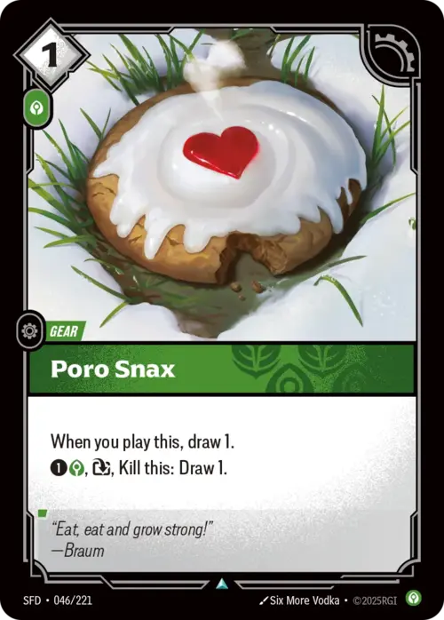 Poro Snax Frente