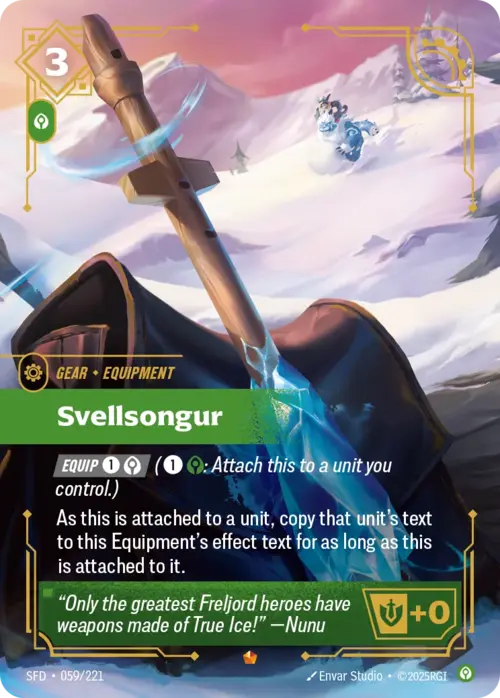 Svellsongur Card Front