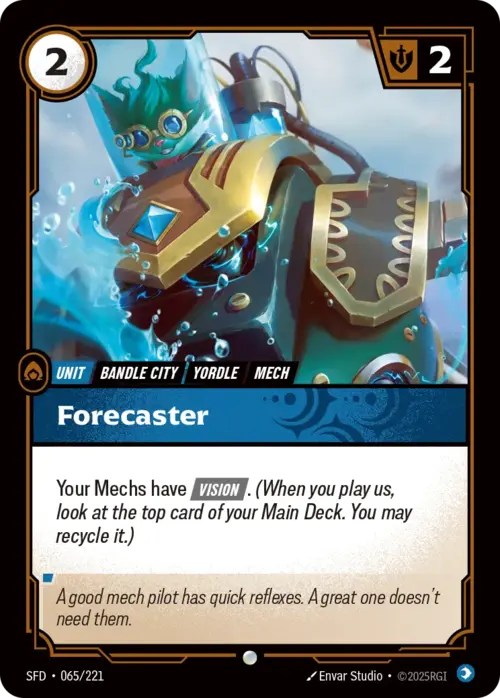 Forecaster Card Front