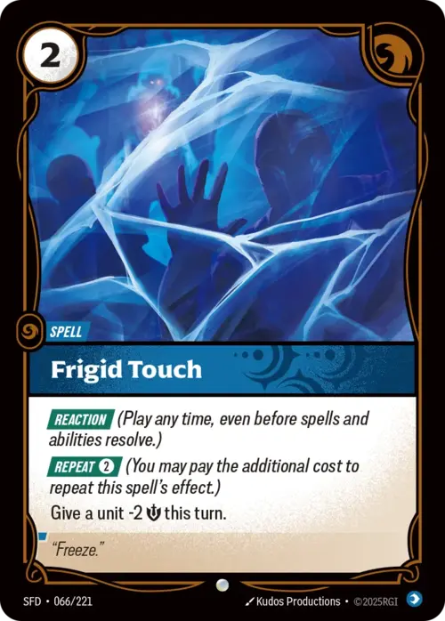 Frigid Touch Card Front