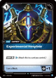Experimental Hexplate 073