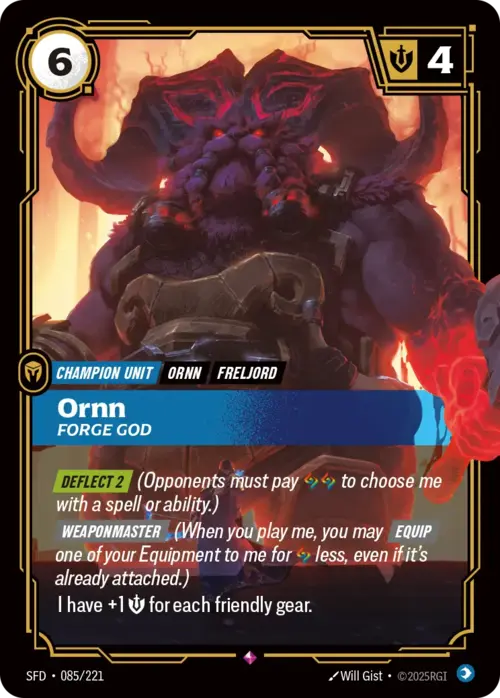 Ornn, Forge God Card Front