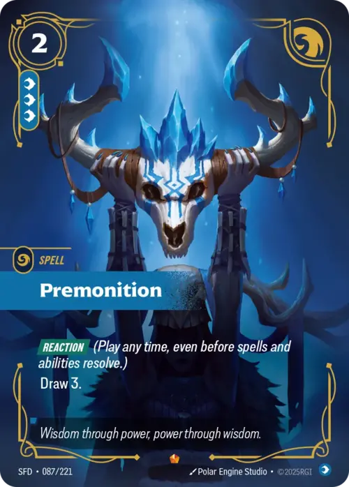Premonition Card Front