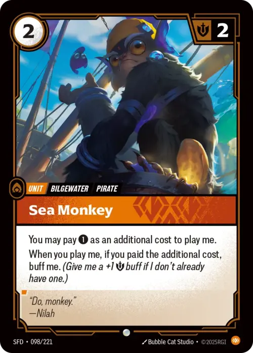 Sea Monkey Card Front