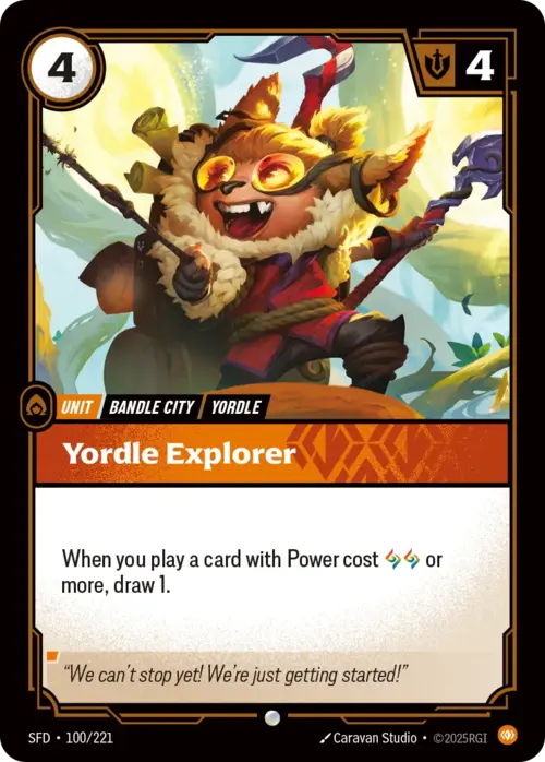 Yordle Explorer Card Front