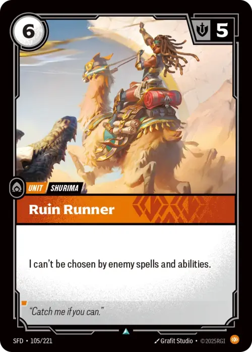 Ruin Runner Card Front