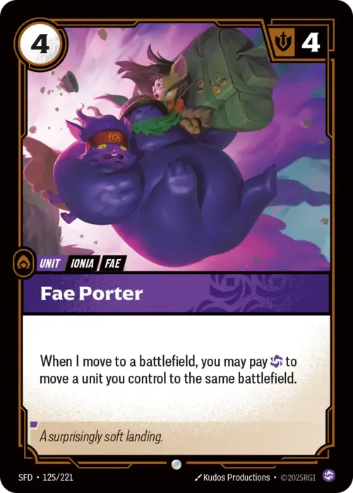 Fae Porter Card Front