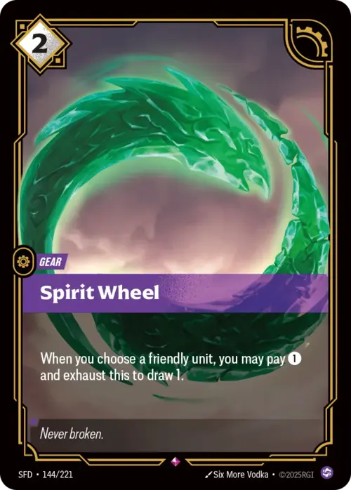 Spirit Wheel Card Front