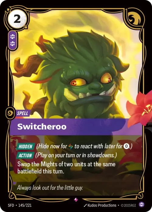 Switcheroo Card Front