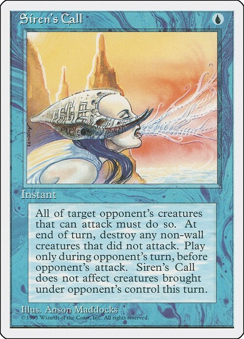 Siren's Call Card Front