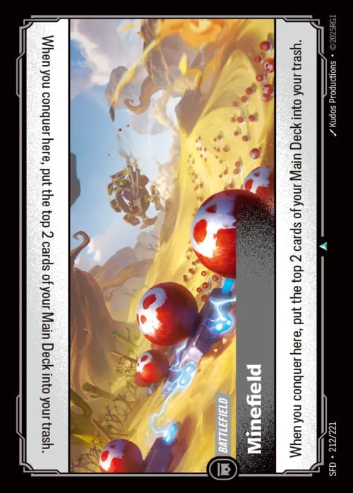 Minefield Card Front