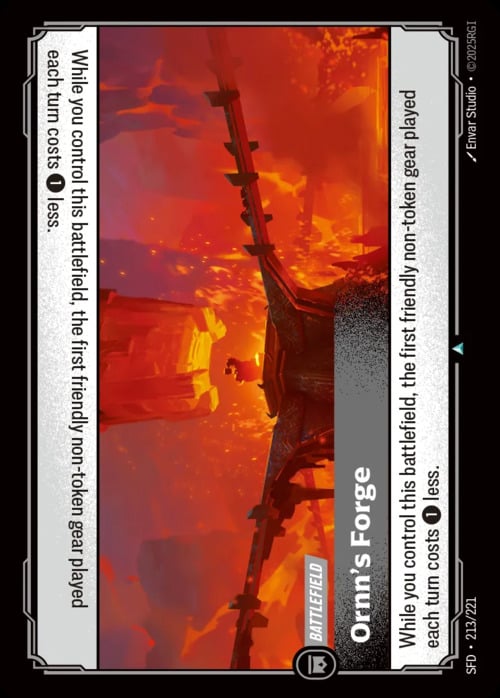Ornn's Forge Card Front
