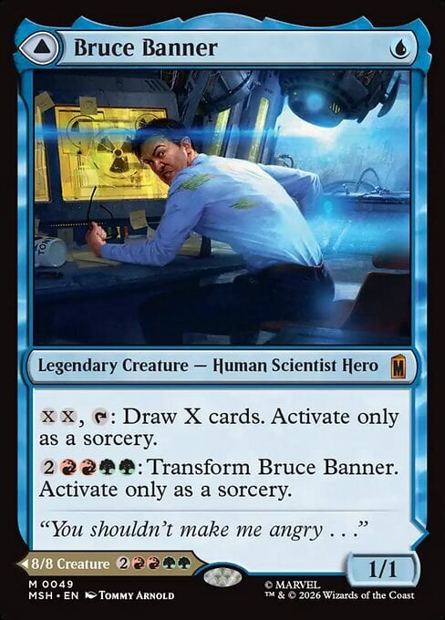 Bruce Banner // The Incredible Hulk Card Front