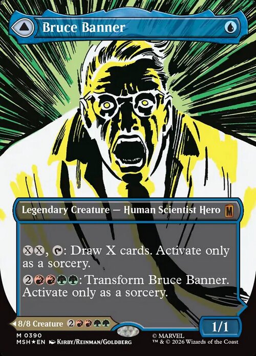 Bruce Banner // The Incredible Hulk Card Front