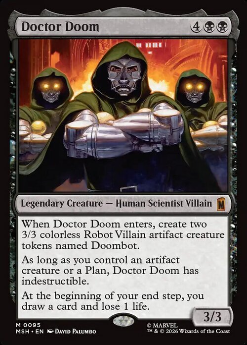 Doctor Doom Card Front