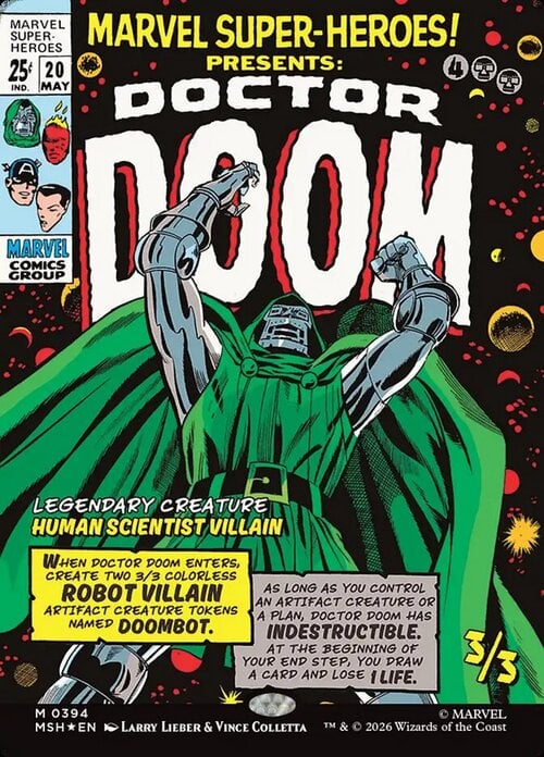 Doctor Doom Card Front