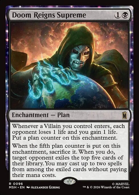 Doom Reigns Supreme Card Front