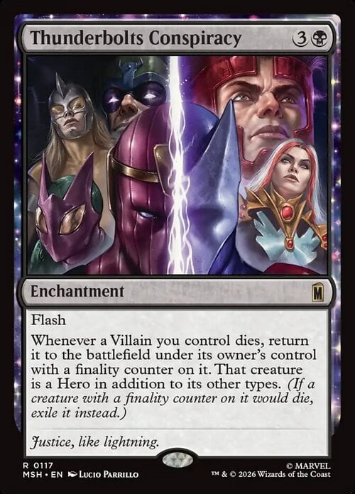 Thunderbolts Conspiracy Card Front