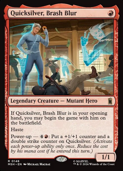Quicksilver, Brash Blur Card Front