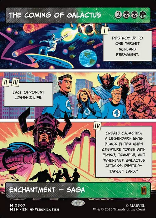 The Coming of Galactus Card Front