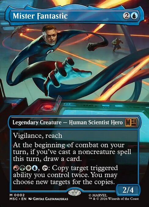 Mister Fantastic Card Front