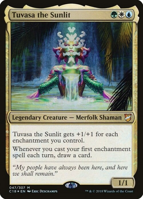 Tuvasa the Sunlit Card Front