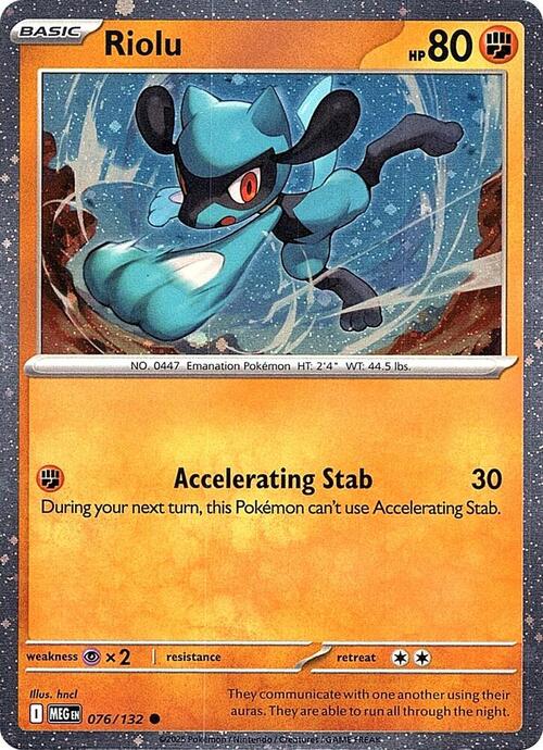 Riolu Card Front