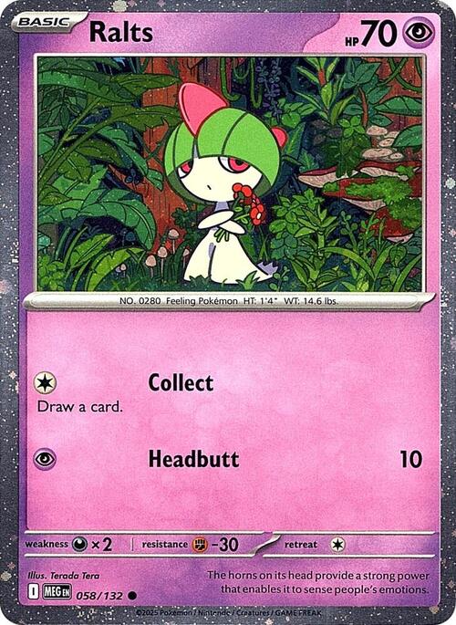 Ralts Card Front