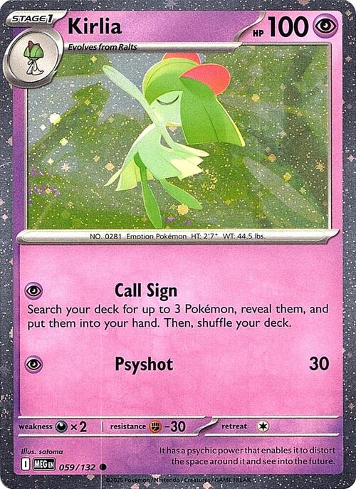 Kirlia Card Front