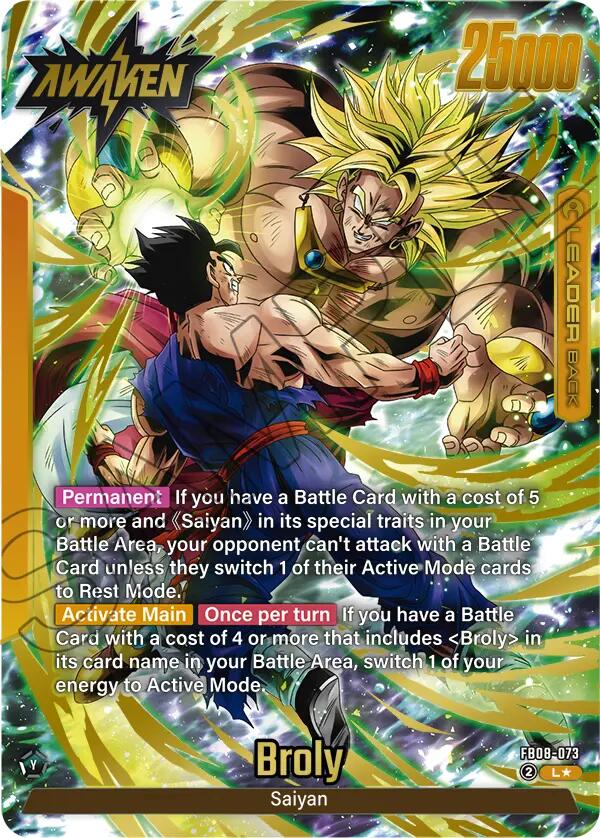 Broly Fusion World: Saiyan's Pride | Dragon Ball Super | CardTrader