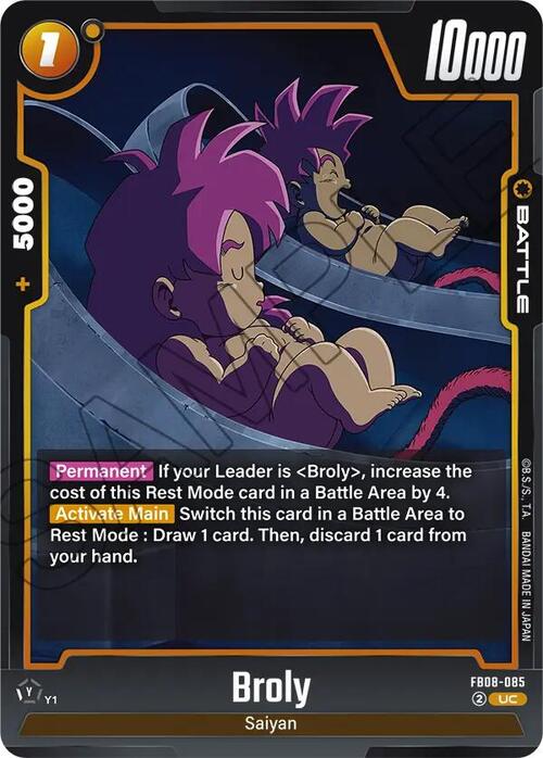 Broly Card Front