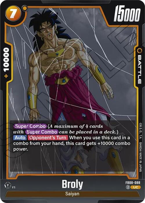 Broly Card Front
