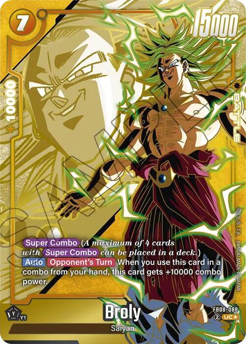 Broly Card Front
