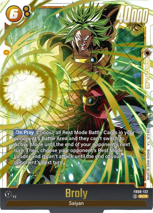 Broly Card Front