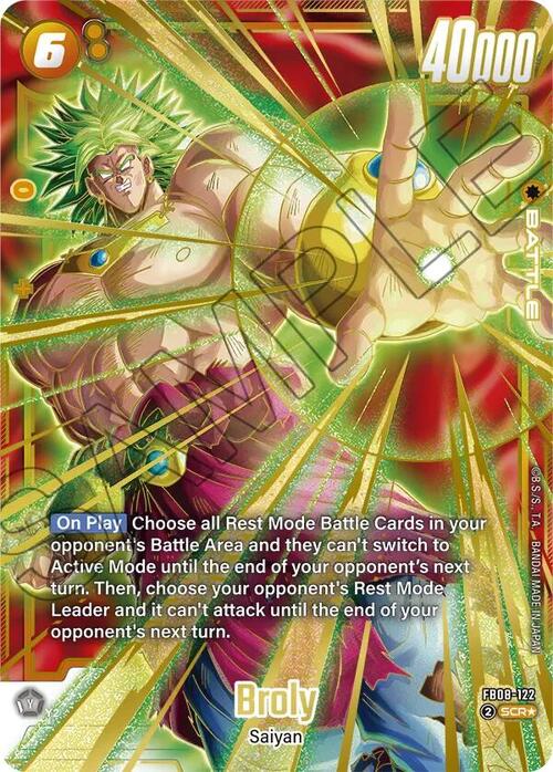 Broly Card Front