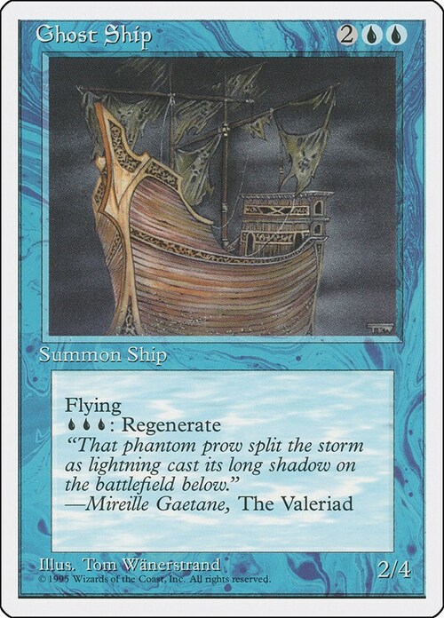 Ghost Ship Card Front