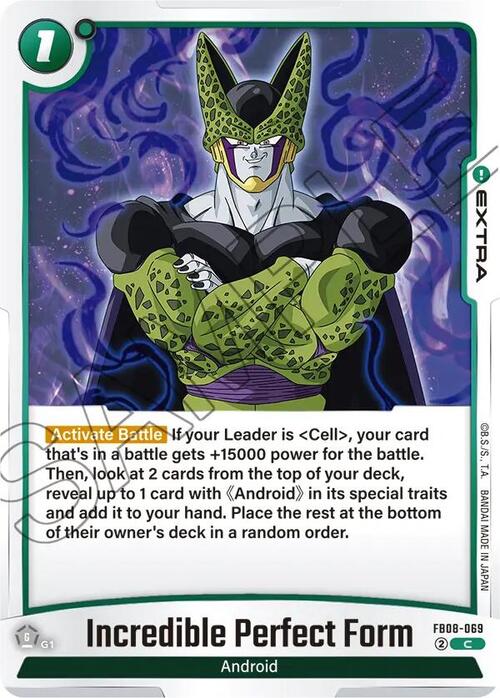 Incredible Perfect Form Card Front