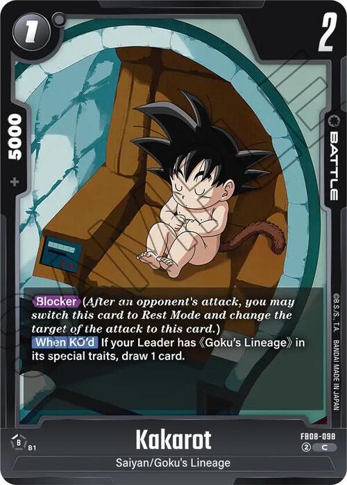 Kakarot Card Front