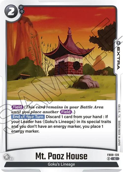 Mt. Paoz House Card Front