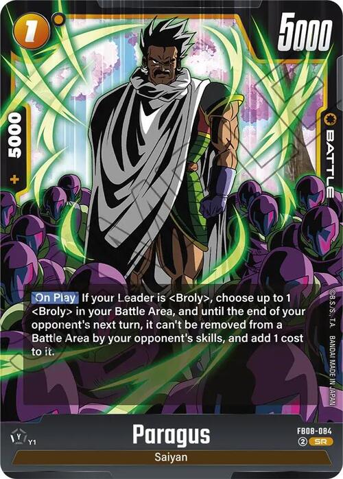 Paragus Card Front