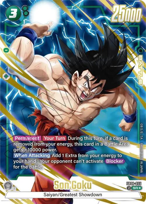Son Goku Card Front