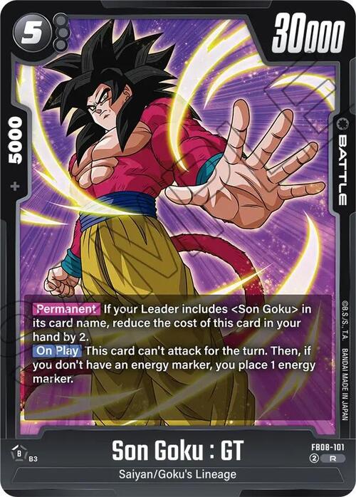 Son Goku Card Front