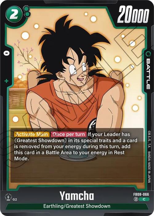 Yamcha Card Front