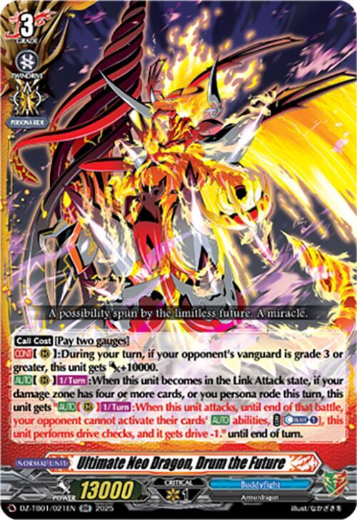 Ultimate Neo Dragon, Drum the Future Frente