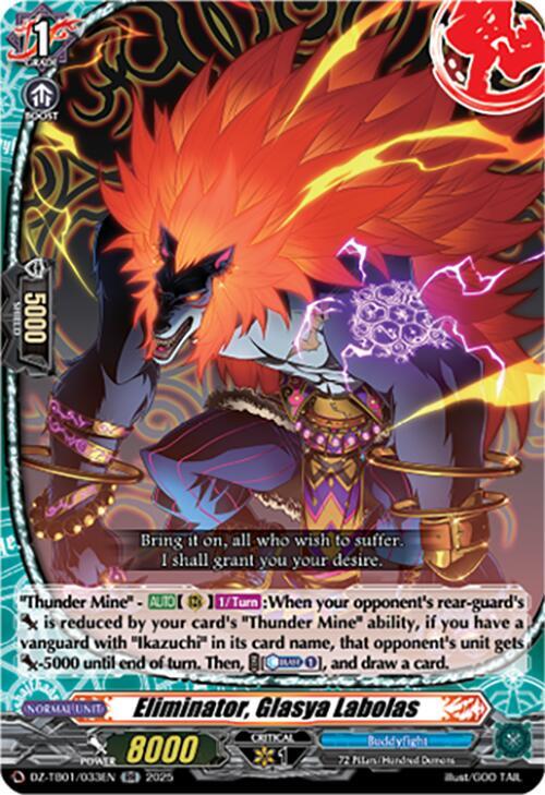 Eliminator, Glasya Labolas Card Front