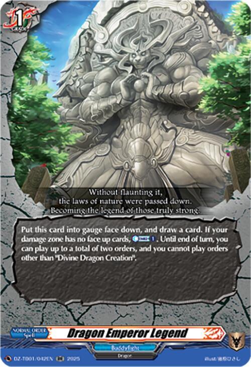Dragon Emperor Legend Card Front