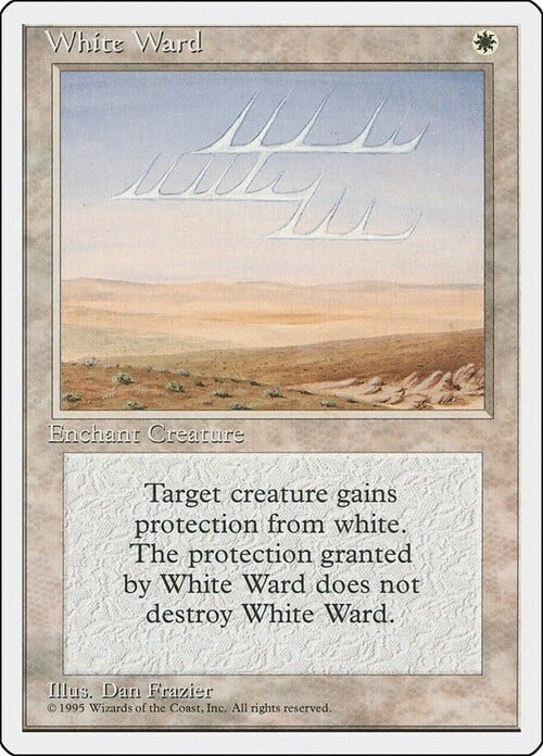 White Ward Card Front