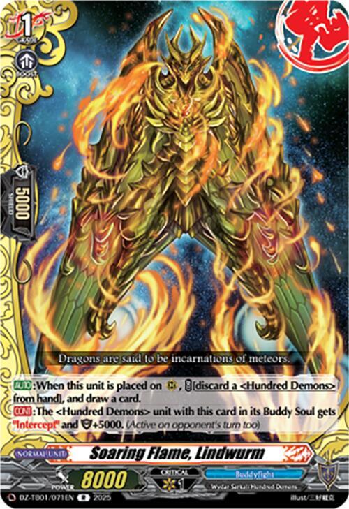 Soaring Flame, Lindwurm Card Front