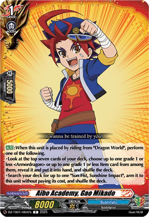 Aibo Academy, Gao Mikado Frente